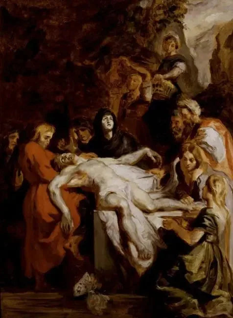 La deposizione al sepolcro - Eugène Delacroix