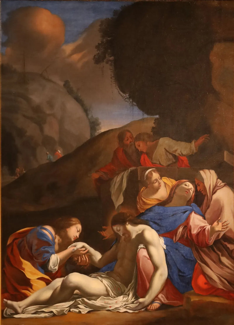 La Mise au tombeau - Simon Vouet