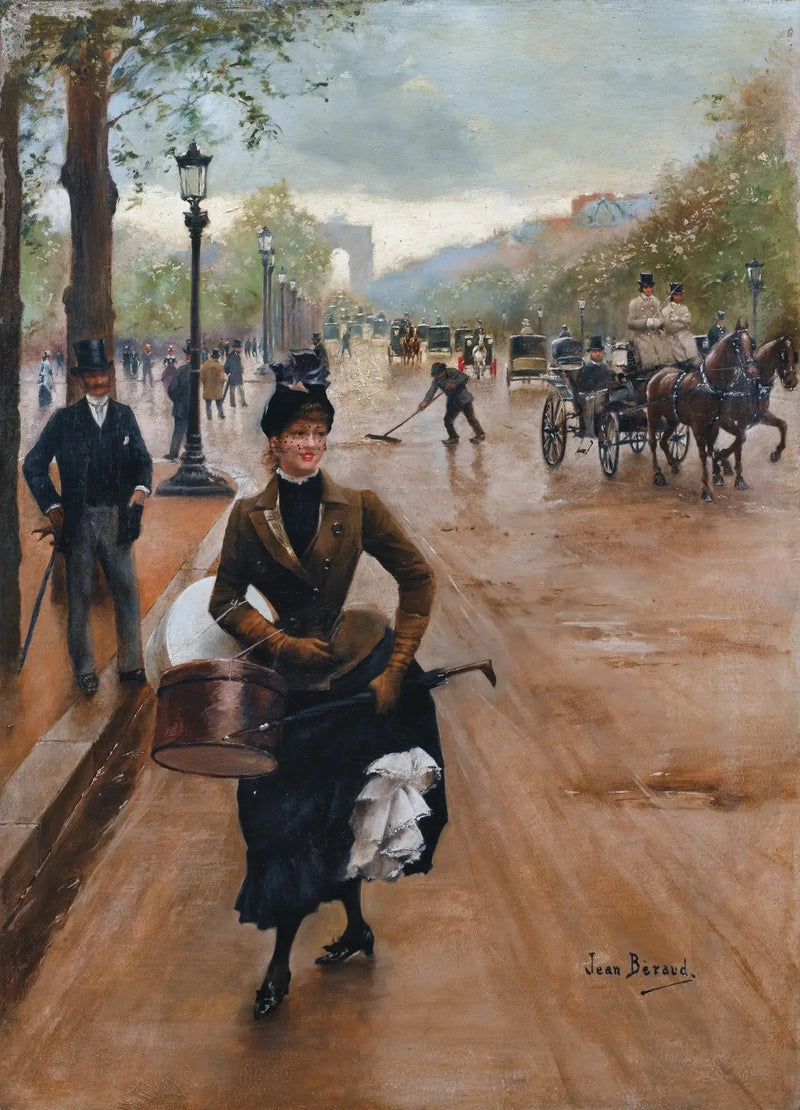 La Modiste sui Champs-Élysées - Jean Béraud