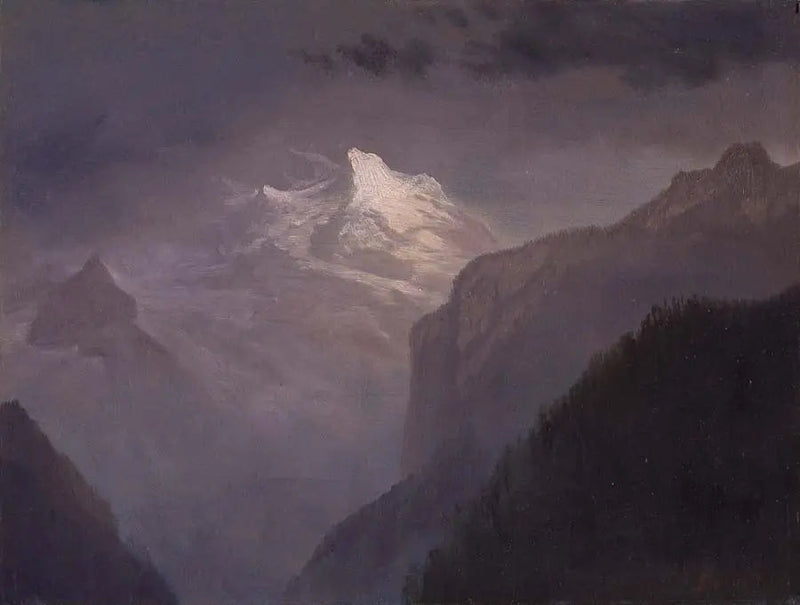 La montagna innevata - Albert Bierstadt