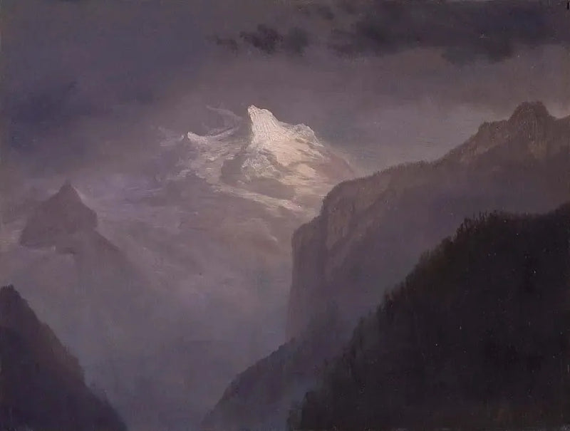 La montagna innevata - Albert Bierstadt