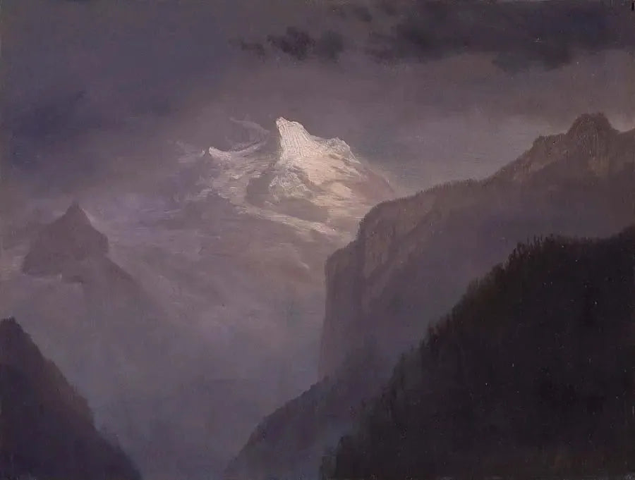 La montagna innevata - Albert Bierstadt