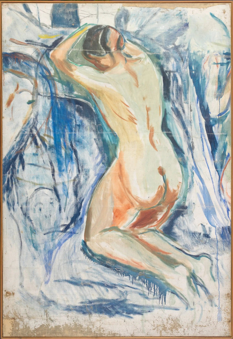 La Montagna umana: nudo inginocchiato - Edvard Munch