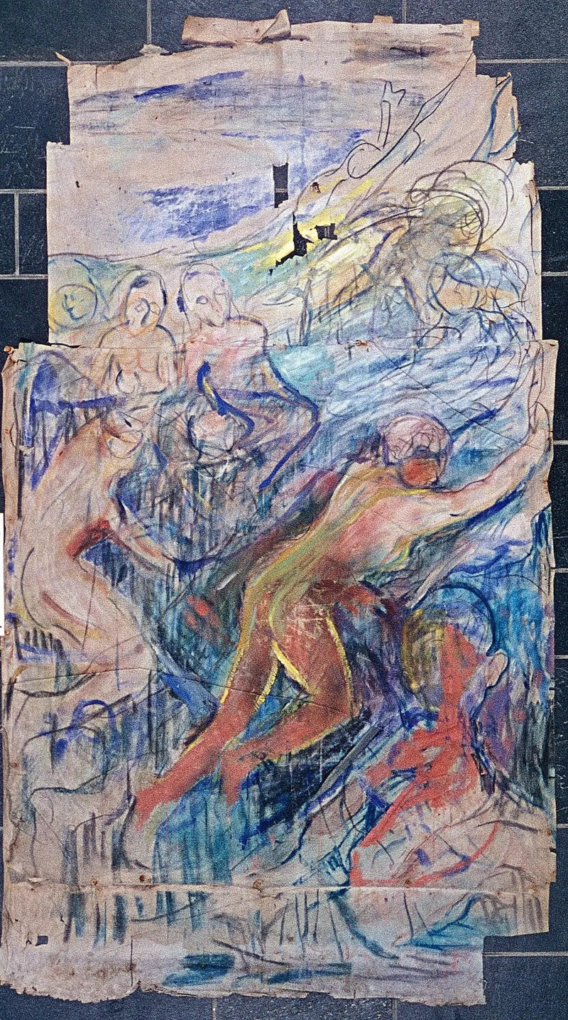 La Montagna umana: parte superiore sinistra - Edvard Munch