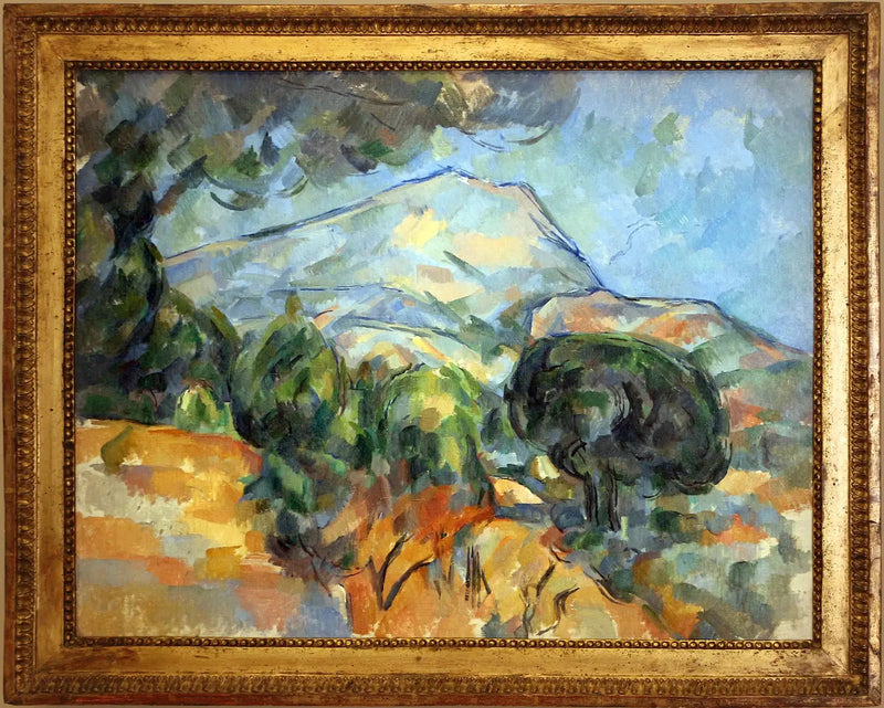 La Montagna Sainte-Victoire sopra la strada del Tholonet (con pino domestico) - Paul Cézanne