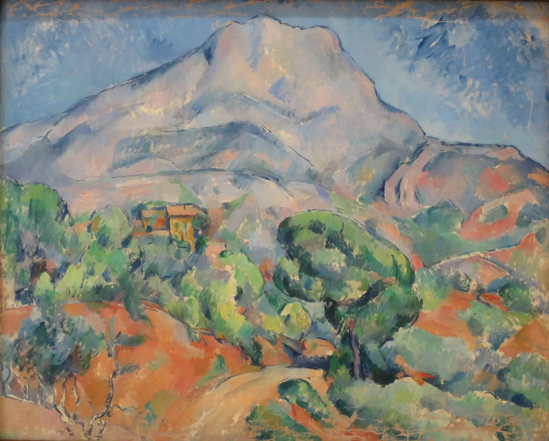 La Montagna Sainte-Victoire sopra la strada del Tholonet - Paul Cézanne