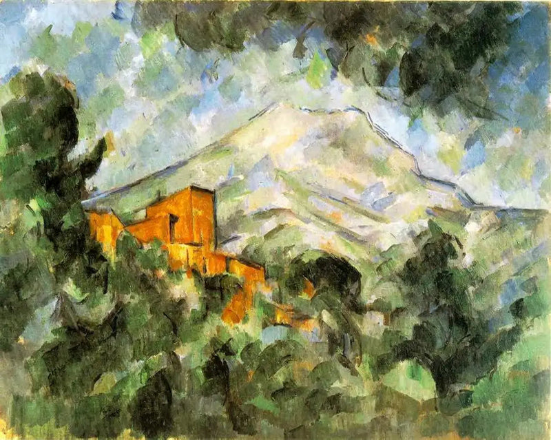 La Montagna Sainte-Victoire e Château Noir - Paul Cézanne