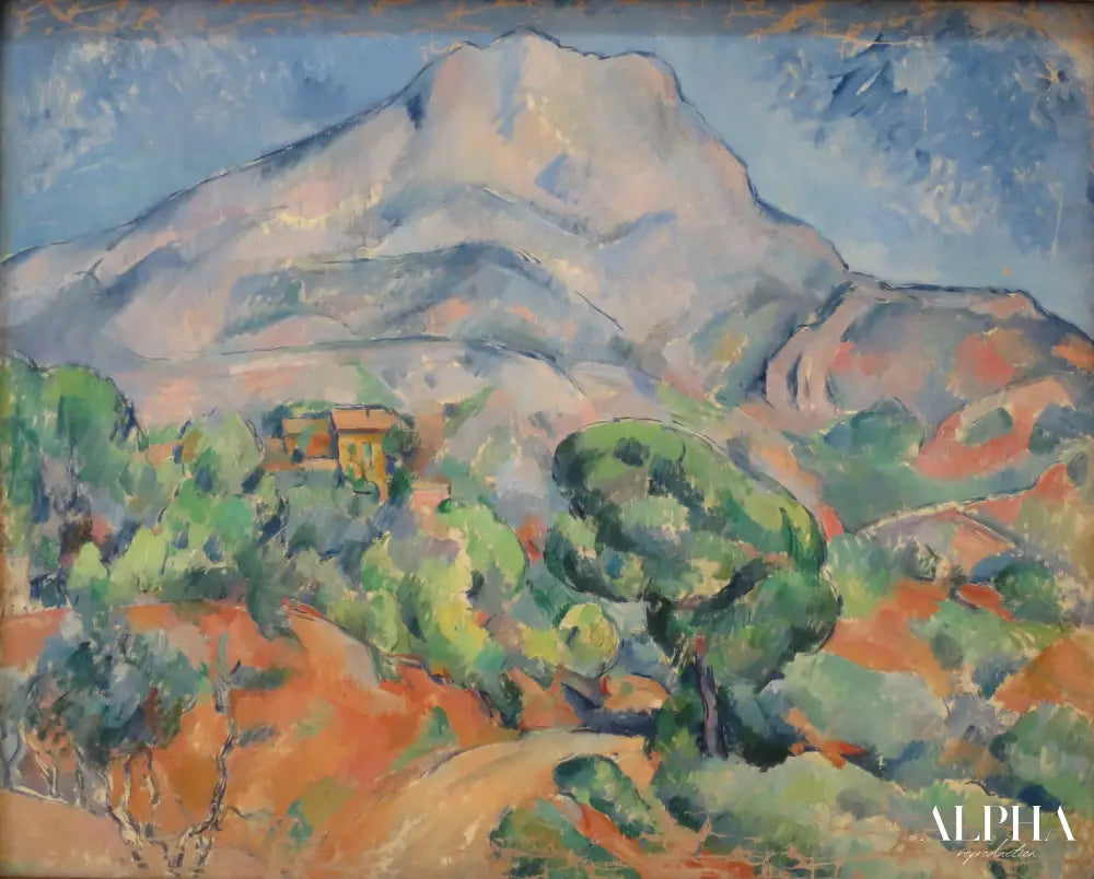 La montagne Sainte Victoire - Paul Cézanne - Reproductions de tableaux et peintures haut de gamme