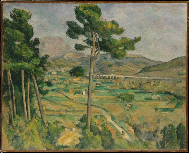La Montagna Sainte-Victoire vista da Montbriand - Paul Cézanne