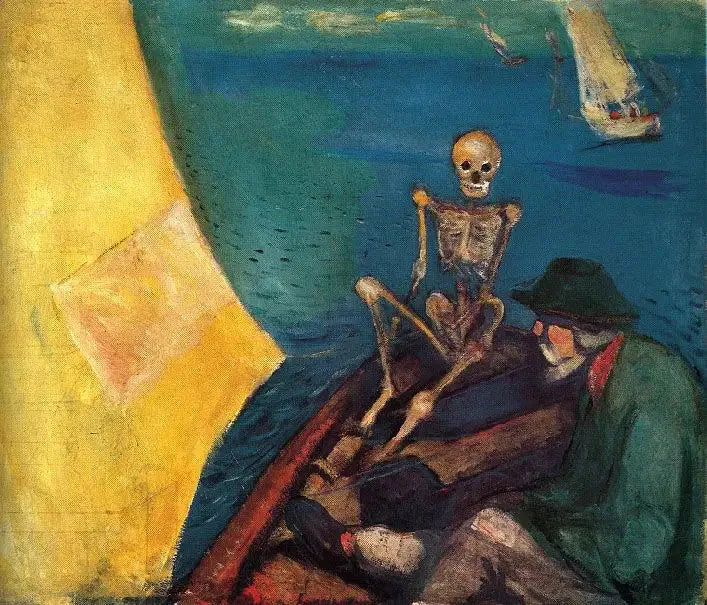 La Morte al timone - Edvard Munch