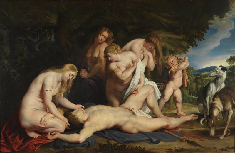 La Morte di Adone - Peter Paul Rubens