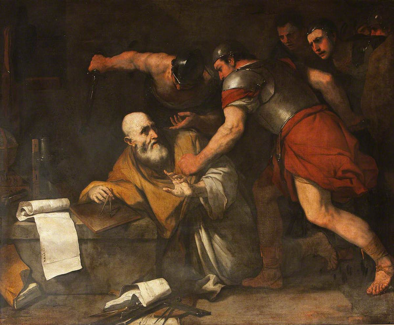 La morte di Archimede - Luca Giordano