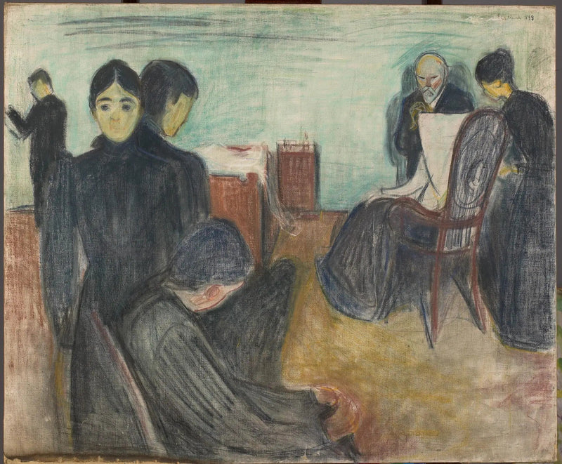 La Morte nella camera del malato - Edvard Munch