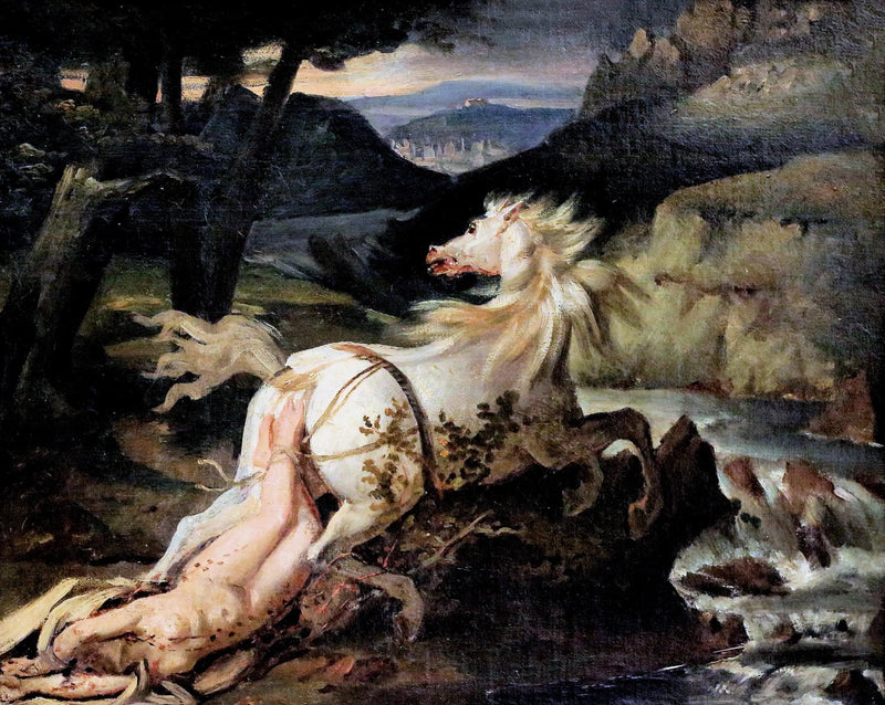 La morte di Brunehilde - Théodore Géricault
