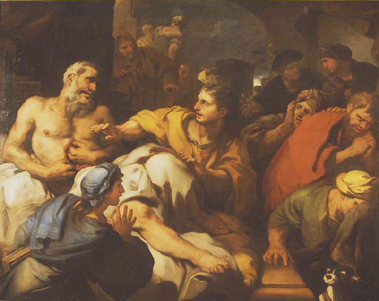 La Morte di Catone - Luca Giordano