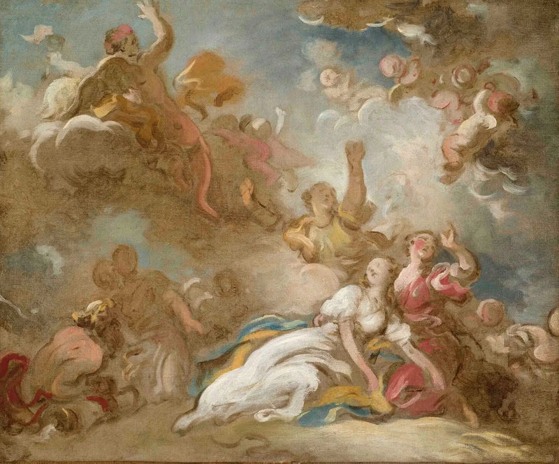 La morte di Cleopatra - Jean-Honoré Fragonard