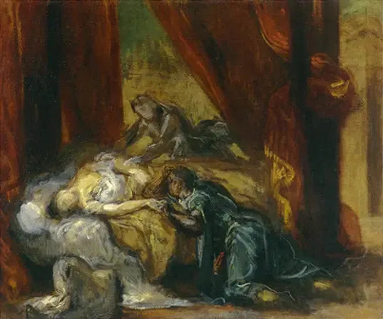 La morte di Desdemona - Eugène Delacroix