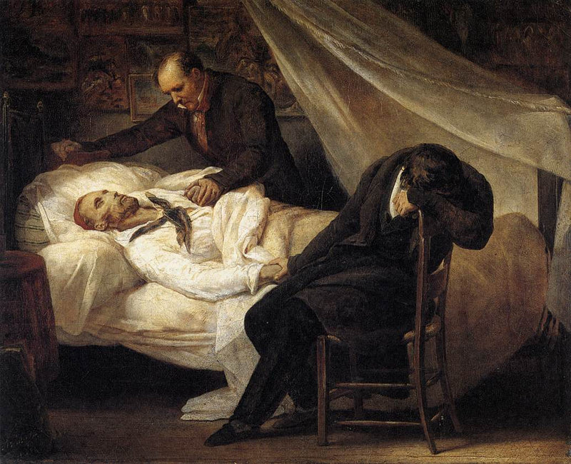 La Morte di Géricault - Ary Scheffer