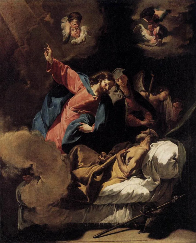 La morte di Giuseppe - Giovanni Battista Pittoni