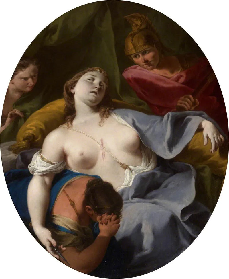 La morte di Lucrezia - Giovanni Battista Pittoni