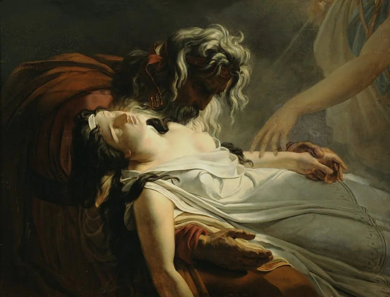 La morte di Malvina - Ary Scheffer