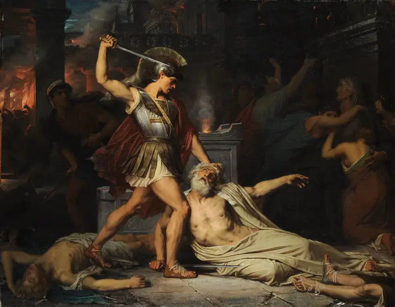 La Morte di Priamo - Jules Lefebvre