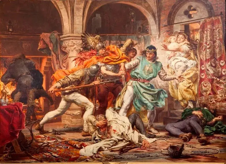 La Morte di Przemysl II - Jan Matejko