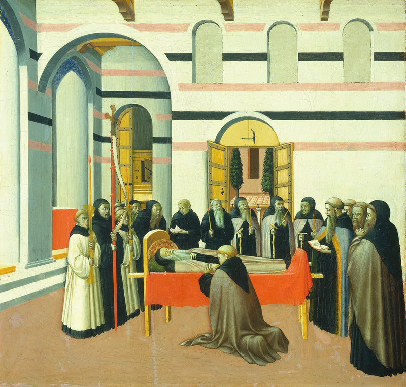 La morte di sant'Antonio - Master of the Osservanza