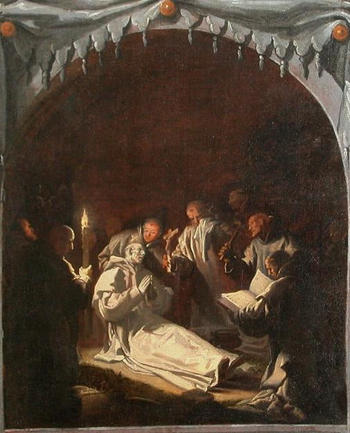 La Mort de saint Bruno - Vincenzo Carducci image 1 reproduction artisanale de tableau