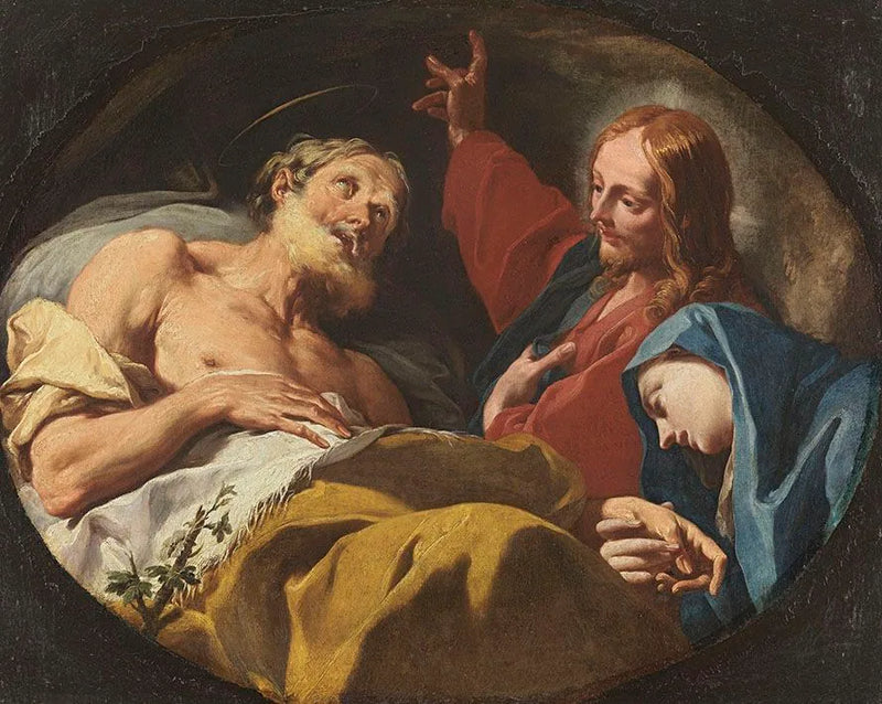 La morte di san Giuseppe - Giovanni Battista Pittoni