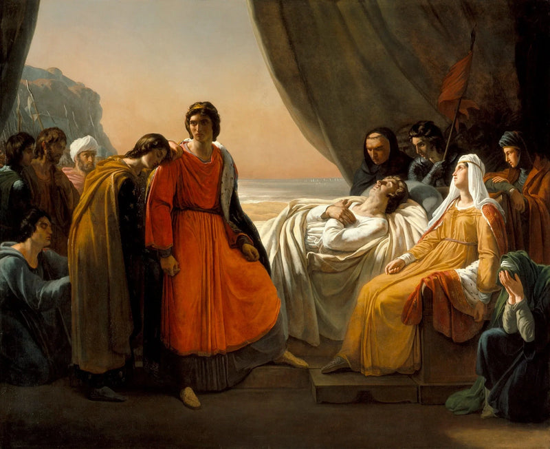 La morte di San Luigi - Ary Scheffer