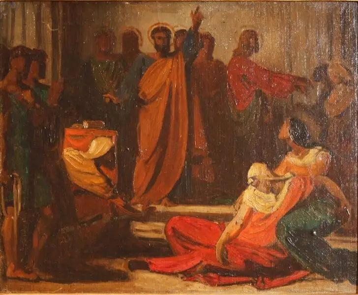 La Morte di Saphira - Léon Bonnat