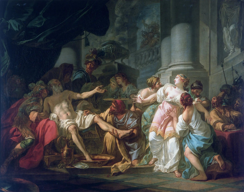 La Morte di Seneca - Jacques-Louis David