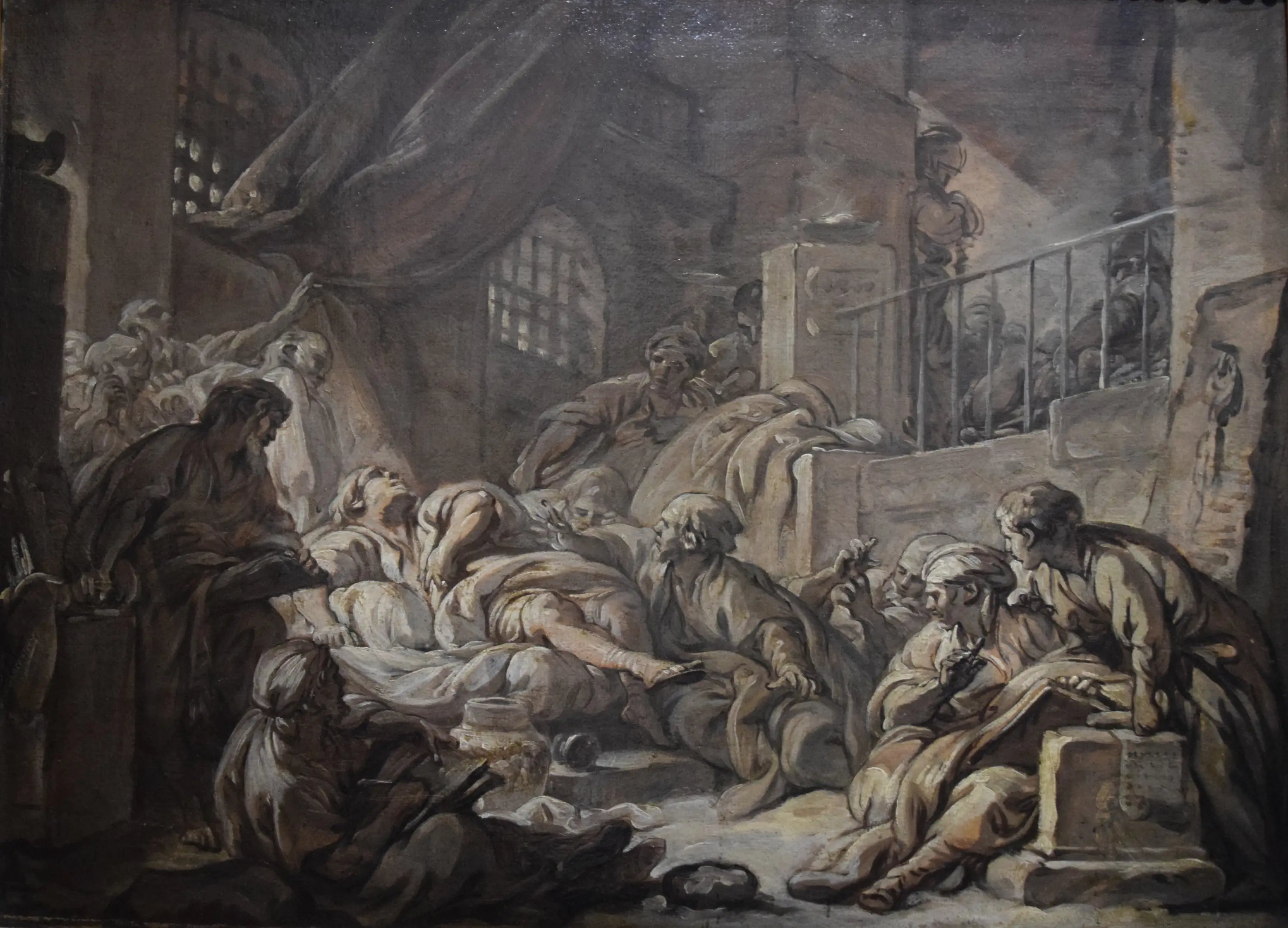 La Mort de Socrate (esquisse) - François Boucher - Alpha Reproduction