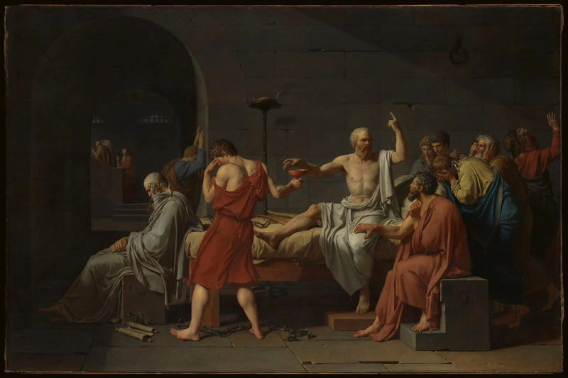 La Morte di Socrate - Jacques-Louis David