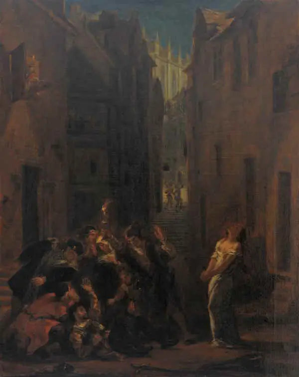 La morte di Valentin - Eugène Delacroix