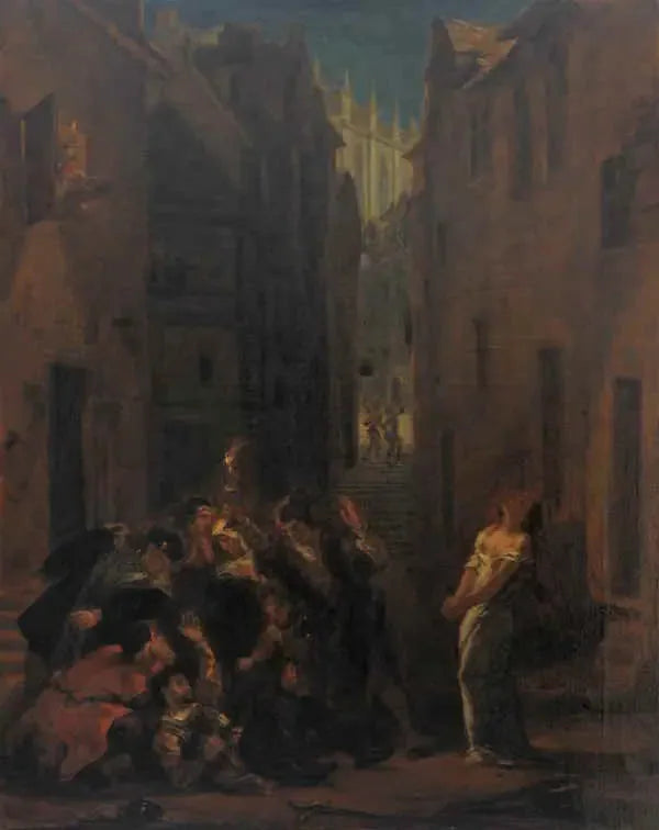 La morte di Valentin - Eugène Delacroix