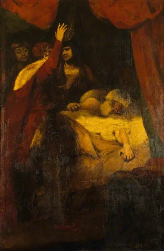 La morte del cardinale Beaufort (1377-1447) (estratto da Henri VI di William Shakespeare, parte II, atto III, scena iii) - Joshua Reynolds