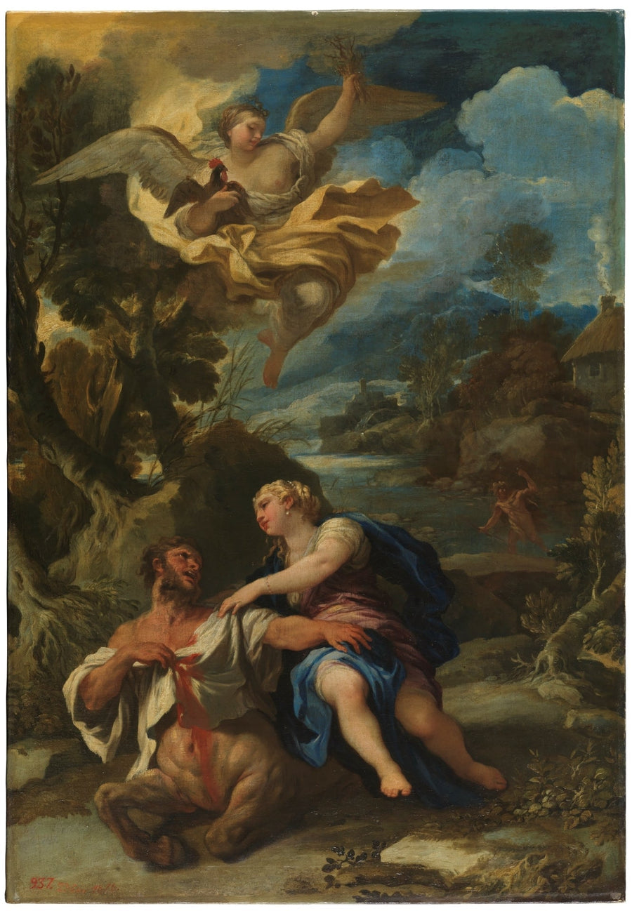La morte del centauro Nessus - Luca Giordano