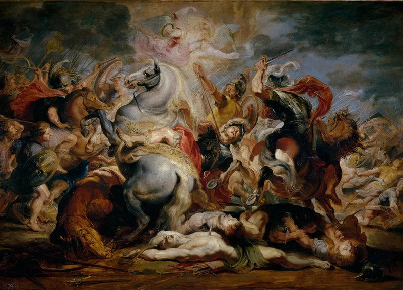 La morte del console Decio - Peter Paul Rubens
