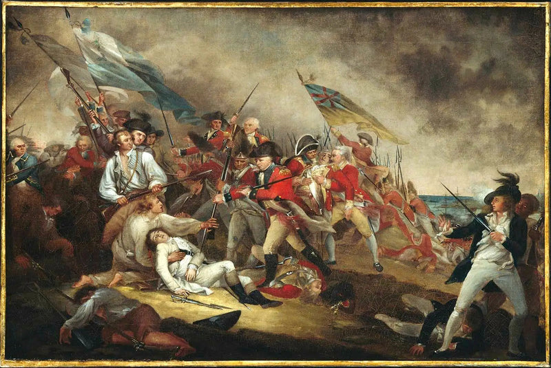 La morte del generale Warren alla battaglia di Bunker's Hill, il 17 giugno 1775 - John Trumbull