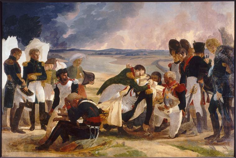 La Mort du maréchal Lannes, duc de Montebello - Pierre-Narcisse Guérin image 1 copie de tableau peinte à la main