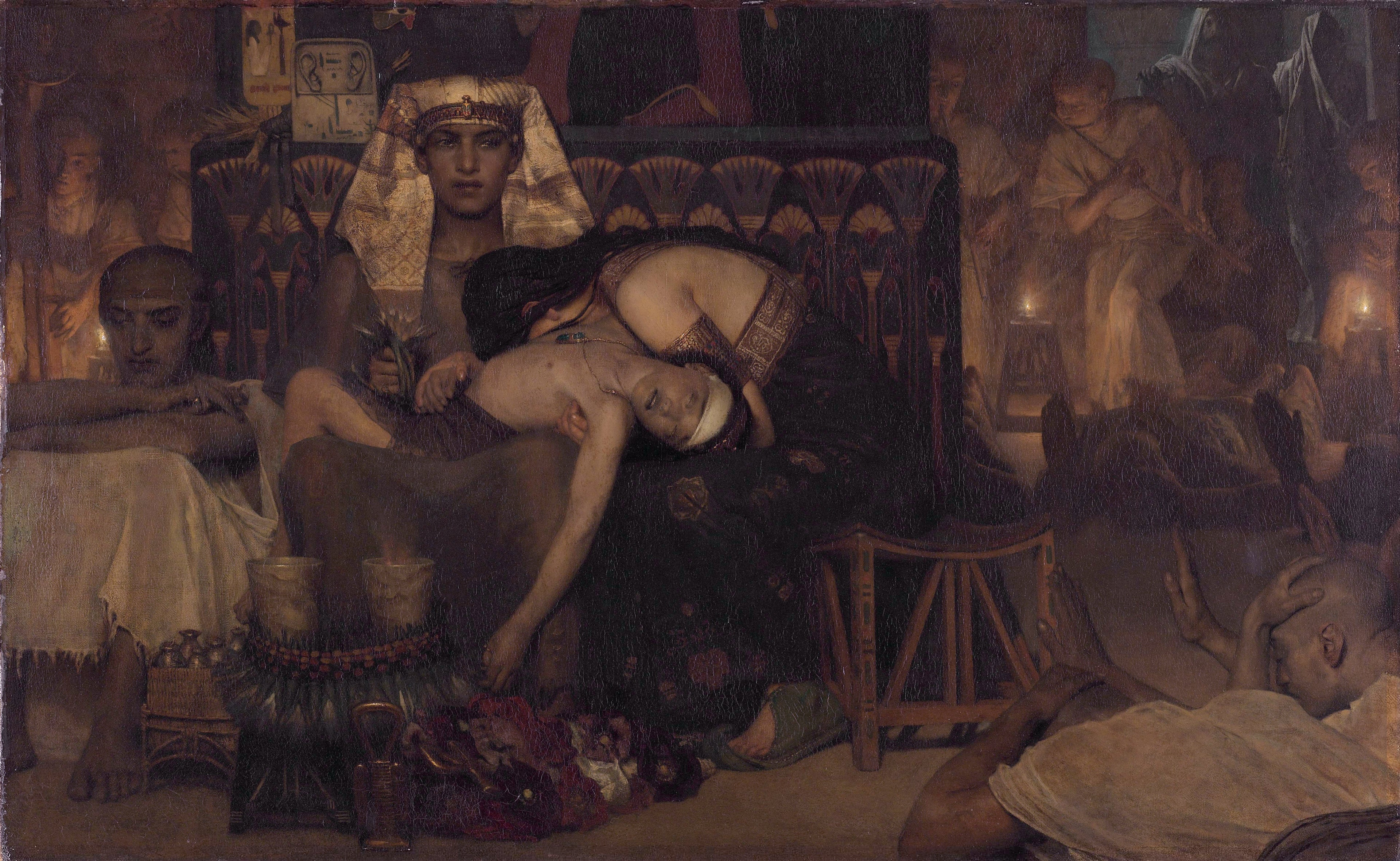 La Mort du premier-né de Pharaon - Lawrence Alma-Tadema - Alpha Reproduction