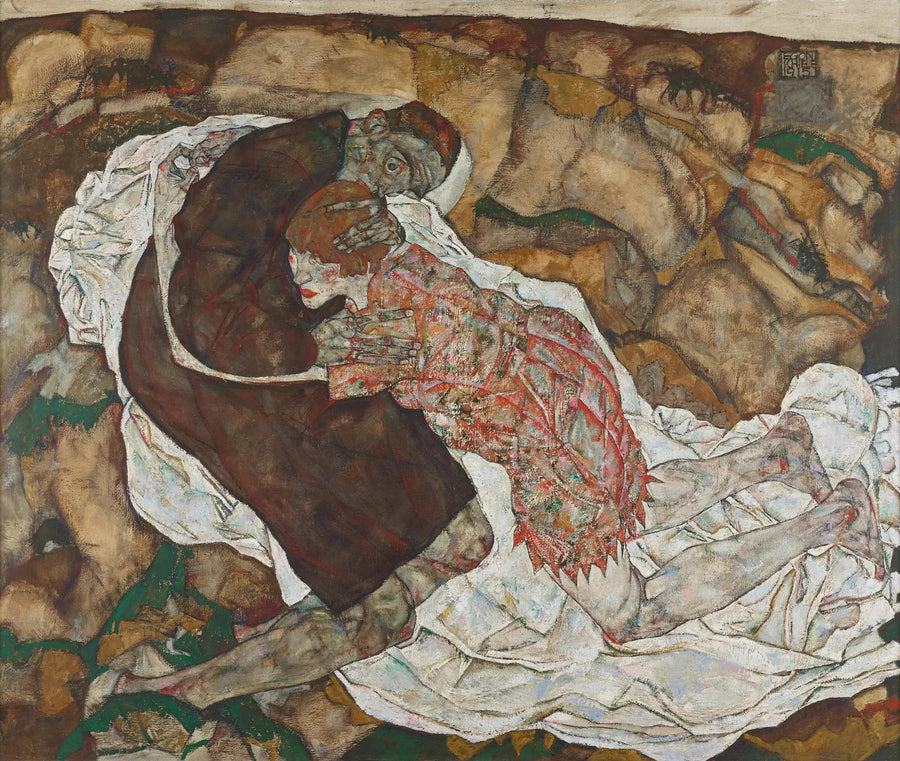 La Morte e la giovane ragazza - Egon Schiele