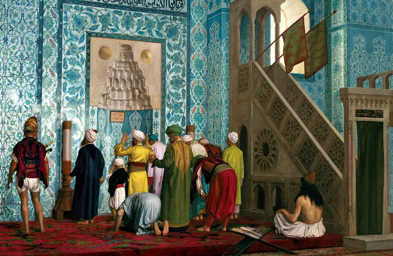 La moschea blu - Jean-Léon Gérôme
