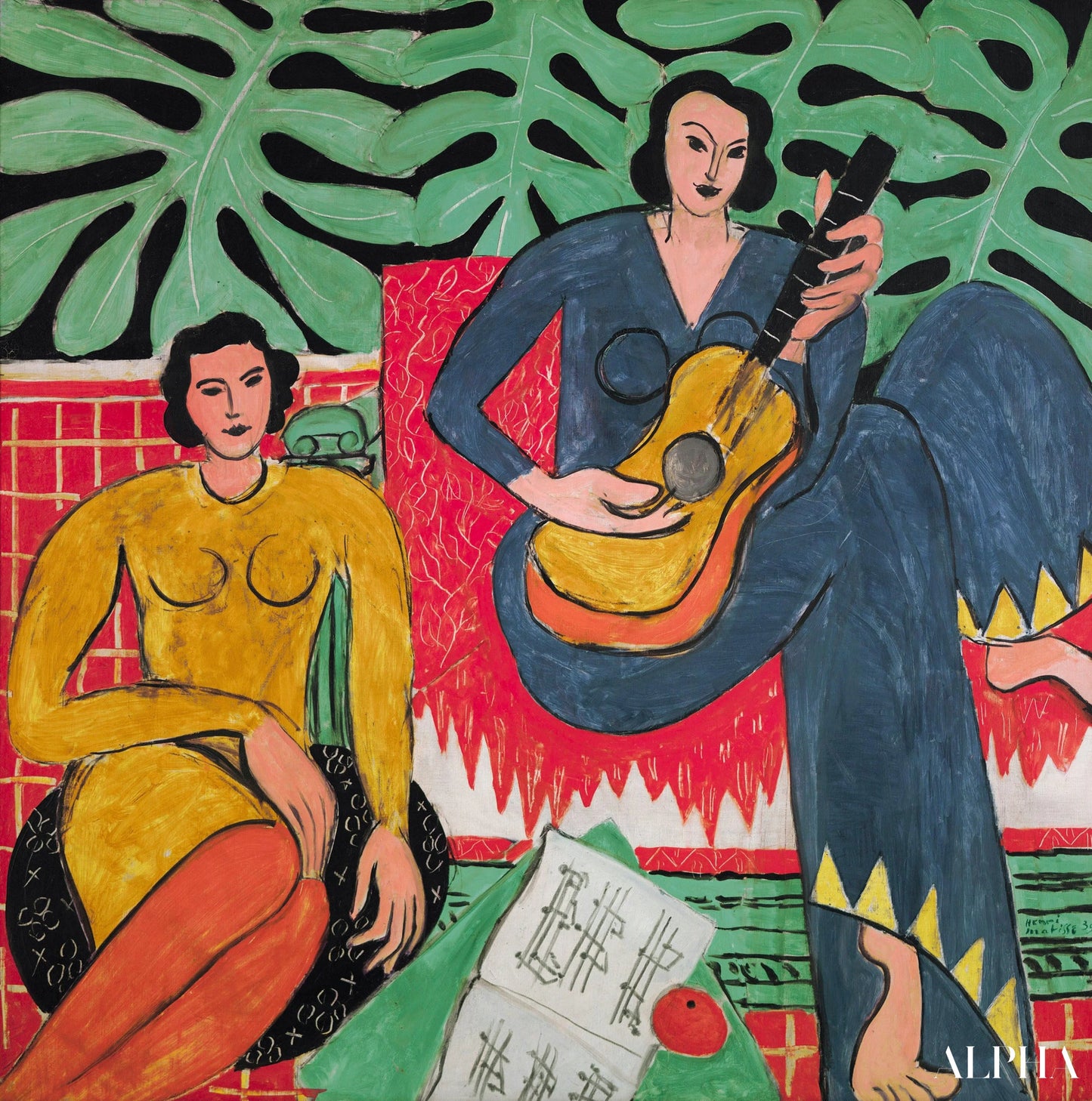La Musica 1939 - Matisse - Riproduzioni di quadri e dipinti di alta gamma