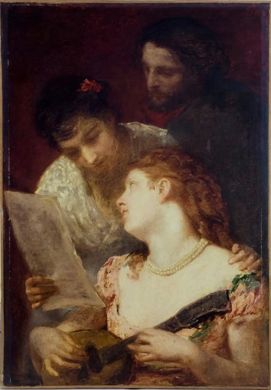 La musica (festa musicale) - Mary Cassatt
