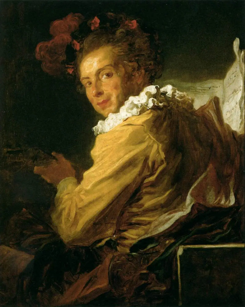 La musica - Portrait de M. de la Bretèche - Jean-Honoré Fragonard