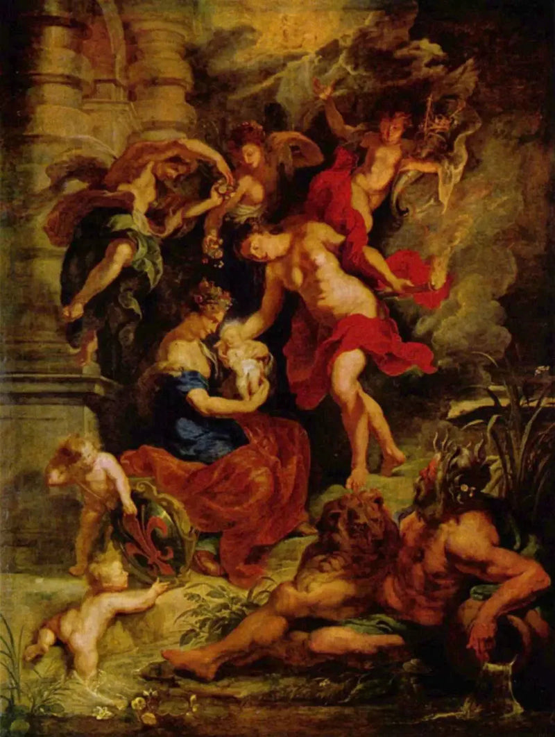 La Nascita di Maria de' Médicis il 26 aprile 1573 a Firenze - Peter Paul Rubens