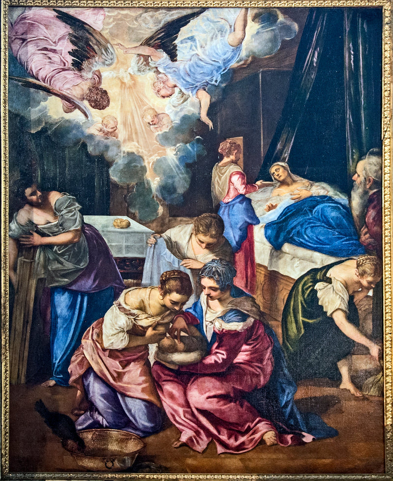 La nascita di san Giovanni Battista - Jacopo Tintoretto
